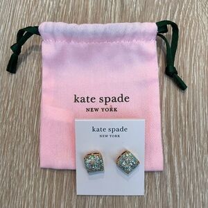 Kate spade square cut earrings